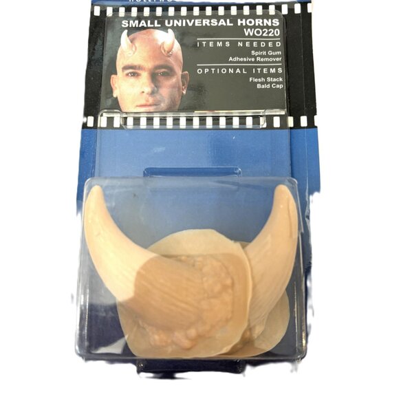 Cinema Secrets Woochie Small Universal Horns Latex Appliance NWT NOS - Picture 4 of 12